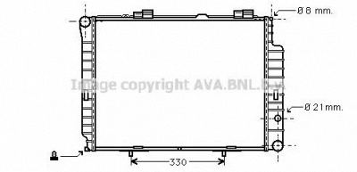 AVA QUALITY COOLING msa2191 -  Радиатор, охлаждение двигателя